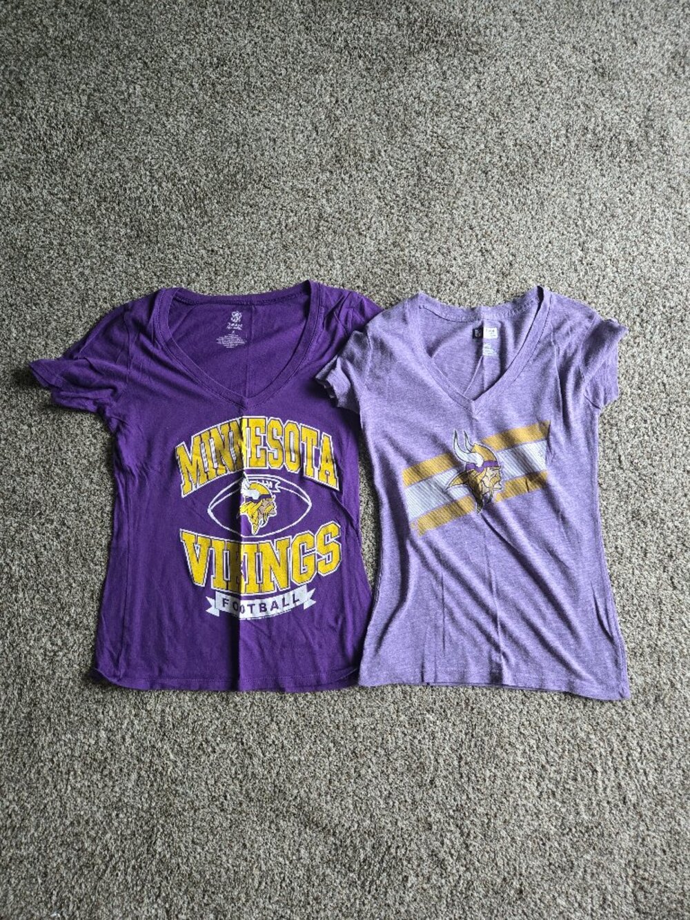 (2) MN Vikings Women's t-shirts